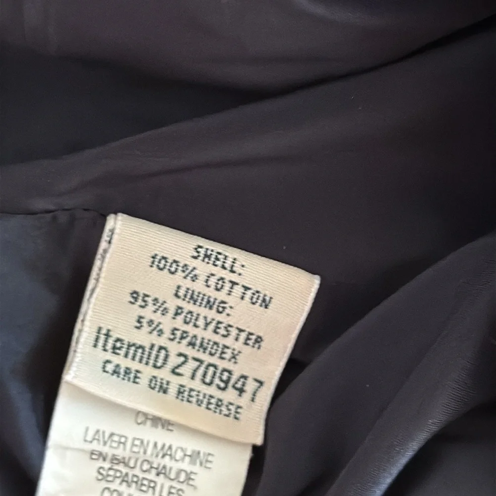 LL Bean vintage gray and black herringbone A line tweed skirt size 12